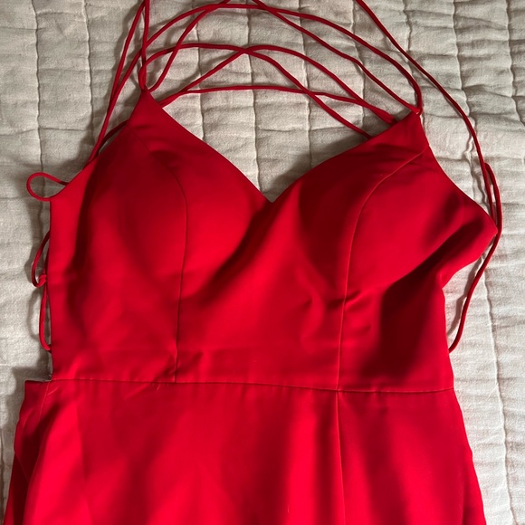 Bridesmaid Red JJ House dress - Picture 2 of 6